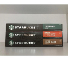 Starbucks House Blend-Pike Place-Colombia 3x10'lu Espresso Kapsül Kahve