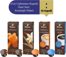 Tchibo Caramel-Vanilla-Caffe Crema-Kaffe 4x10'lu Kapsül Kahve