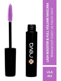 Reva Lash Booster & Full Volume 452 Lifting Etkili Suya Dayanıklı Lila Maskara