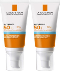 La Roche-Posay Anthelios 50 Faktör Hassas Ciltler İçin Nemlendirici Yağsız Yüz Güneş Kremi 2 x 50 ml