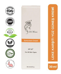 Del Monaco Full Light 50 Faktör Tüm Ciltler İçin Leke Karşıtı Aydınlatıcı Yağsız Yüz Güneş Kremi 30 ml