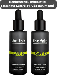 The Fair Caff-B3 Aydınlatıcı Kırışıklık Karşıtı Göz Çevresi Serumu 2x30 ml