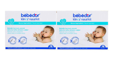 Bebedor Klinoz Yedek Uçlu Burun Aspiratörü Şeffaf 2'li