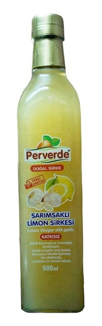 Perverde Sarımsaklı Limon Sirkesi 500 ml