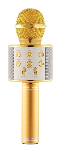 Torima WS-858 AUX Kablolu Altın El Mikrofon