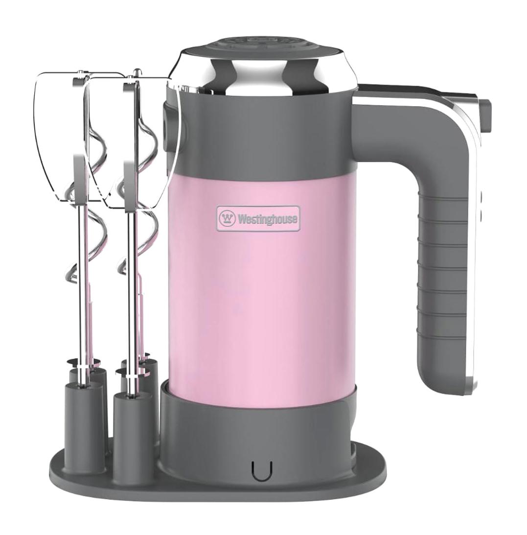 Westinghouse Retro 350 W Pembe Standlı El Mikseri