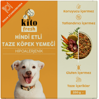 Kito Fresh Hindi Eti Parça Etli Yetişkin Köpek Maması 250 gr