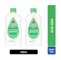 Johnson's Baby Aloe Vera Bebek Yağı 2x500 ml