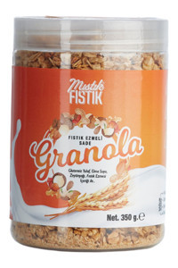 Mıstık Fıstık Sade Glutensiz Fıstık Ezmeli Granola 350 gr