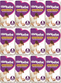 Canbebe Alezli Tek Kullanımlık 60x60 cm 96'lı Alt Açma Örtüsü