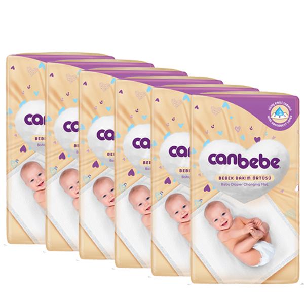 Canbebe 83020 Alezli Tek Kullanımlık 60x60 cm 48'li Alt Açma Örtüsü