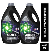 Ariel Zorlu Lekeler Siyahlar İçin 88 Yıkama Sıvı Deterjan 2x2.2 lt