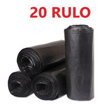 Frx Eftaplast Büyük Boy 80x110 cm Çöp Poşeti 200 Adet Siyah