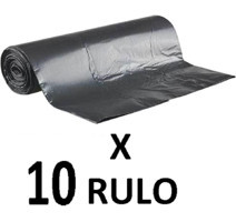 Florex Hantal Boy 100x150 cm Çöp Poşeti 10x12 Adet Siyah