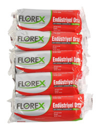 Alflorex Şeffaf Orta Boy 55x60 cm Çöp Poşeti 5 Adet Siyah