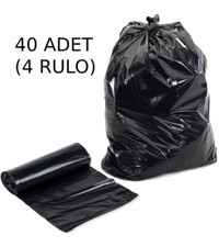 Nistabolje Jumbo Boy 75x90 cm Çöp Poşeti 10x12 Adet Siyah