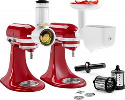 Kitchenaid 5KSM2FPPC Doğrayıcı Rendeli Çırpıcı 1500 W Kırmızı Mutfak Robotu