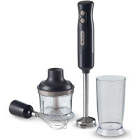Ariete 600 ml Plastik Çift Bıçaklı İkili El Blender Siyah