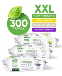 Papilion Easy Clean Xxl Lavanta Limon Beyaz Sabun Kokulu Antibakteriyel 300 Yaprak 3'lü Islak Mendil