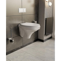 Karen Banyo Stella 50 cm Seramik Kanallı Arkadan Çıkışlı Gömme Asma Klozet Beyaz