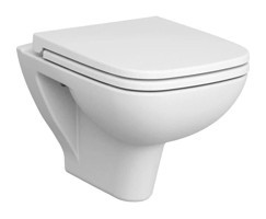 Vitra S20 Smoothflush 50 cm Seramik Kanalsız Arkadan Çıkışlı Gömme Asma Klozet Beyaz