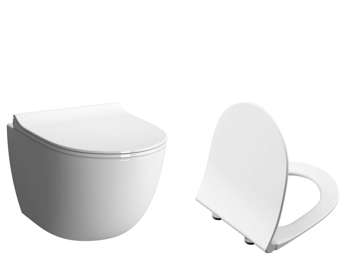 Vitra Sento 54 cm Seramik Kanallı Arkadan Çıkışlı Gömme Asma Klozet Beyaz