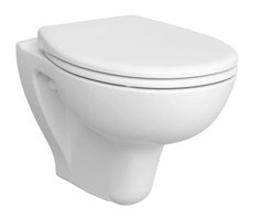 Vitra S20 Smoothflush 54 cm Seramik Kanalsız Arkadan Çıkışlı Gömme Asma Klozet Beyaz