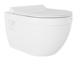 Seramiksan Neon 36 cm Seramik Kanalsız Arkadan Çıkışlı Asma Klozet Beyaz