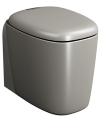 Vitra Plural 55 cm Seramik Kanalsız - Asma Klozet Mat Bej