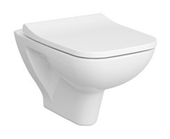 Vitra Square Smoothflush 52 cm Seramik Kanallı Arkadan Çıkışlı Gömme Asma Klozet Beyaz