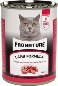 Pronature Kuzu Etli Ezme Yaş Kedi Maması 400 gr