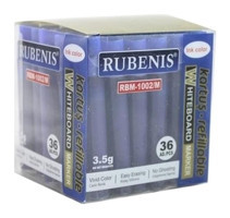 Rubenis RBM-102 36'lı Kartuşlu Silinebilir Mavi Tahta Kalemi