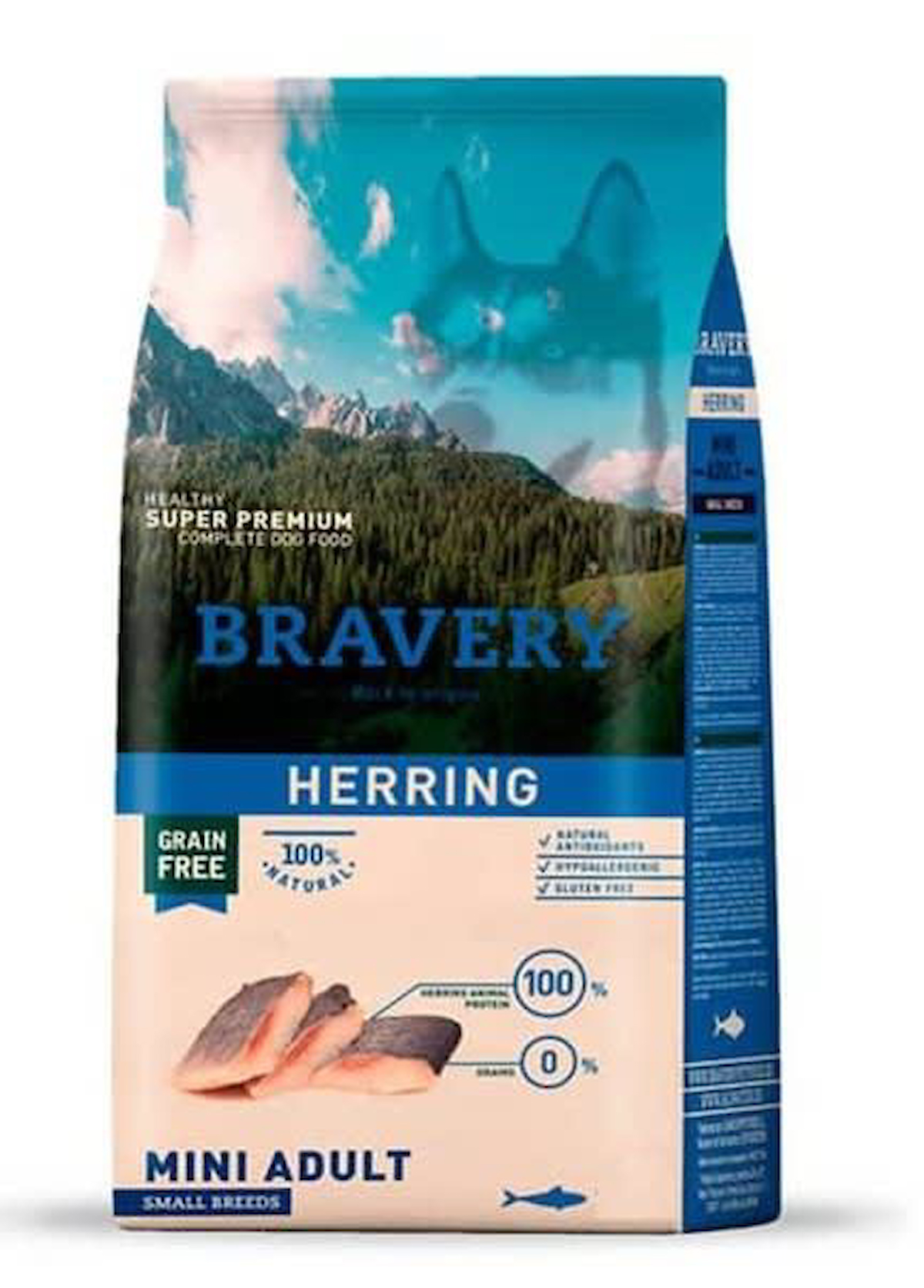 Bravery Ringa Balıklı Ringa Balıklı Küçük Irk Yetişkin Köpek Maması 7 kg