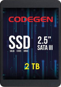 Codegen CDG-2TB-SSD25 SATA 3.0 2 TB 2.5 inç SSD