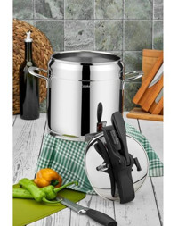 Cooker Bomonti Düdüklü Kapak Alüminyum 8 lt Düdüklü Tencere Inox