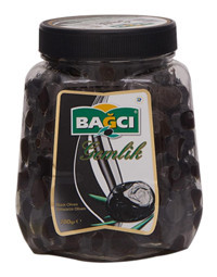 Bağcı Gemlik Tuzlu Gemlik Siyah Zeytin Pet Kavanoz 700 gr