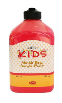Artdeco Kıds Kırmızı 500 ml Guaj Boya