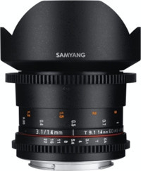 Samyang T3.1 14 mm Macro Lens