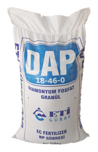 Eti Azot Fosfor Potasyum NP 18 46 0 Organik Toprak Katı Gübre 50 kg