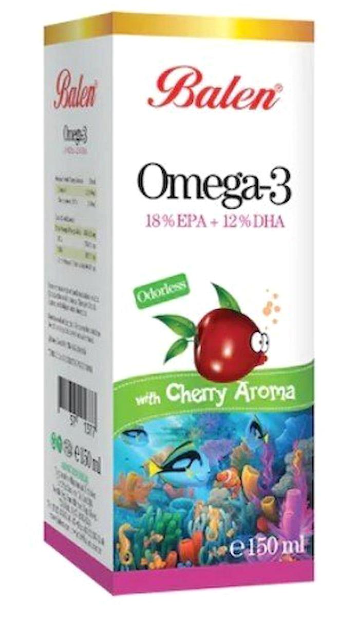 Balen Visne Aromalı Omega 3 Şurup 150 ml