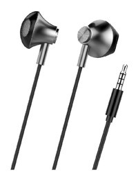 Linktech H335 Silikonsuz Mikrofonlu 3.5 mm Jak Siyah Kablolu Kulaklık