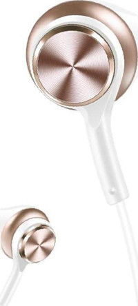 Linktech H75 Silikonlu Mikrofonlu 3.5 mm Jak Altın Kablolu Kulaklık