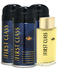 First Class İkili Erkek Parfüm Deodorant Seti EDT