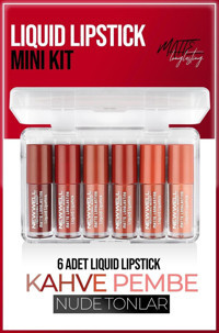 New Well Matte Longstaying Mini Kit Likit Ruj 6 Adet