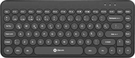 Dexim KBW002 Türkçe Q Wireless 88 Tuşlu Kablosuz Siyah Normal Klavye