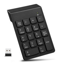 Primex PX-1510K İngilizce Q Wireless 18 Tuşlu Kablosuz Siyah Numerik Klavye