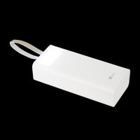Ixtech IX-PB027 30000 mAh Hızlı Şarj Mıknatıslı Dijital Göstergeli USB Çoklu Kablolu-Kablosuz Powerbank Beyaz