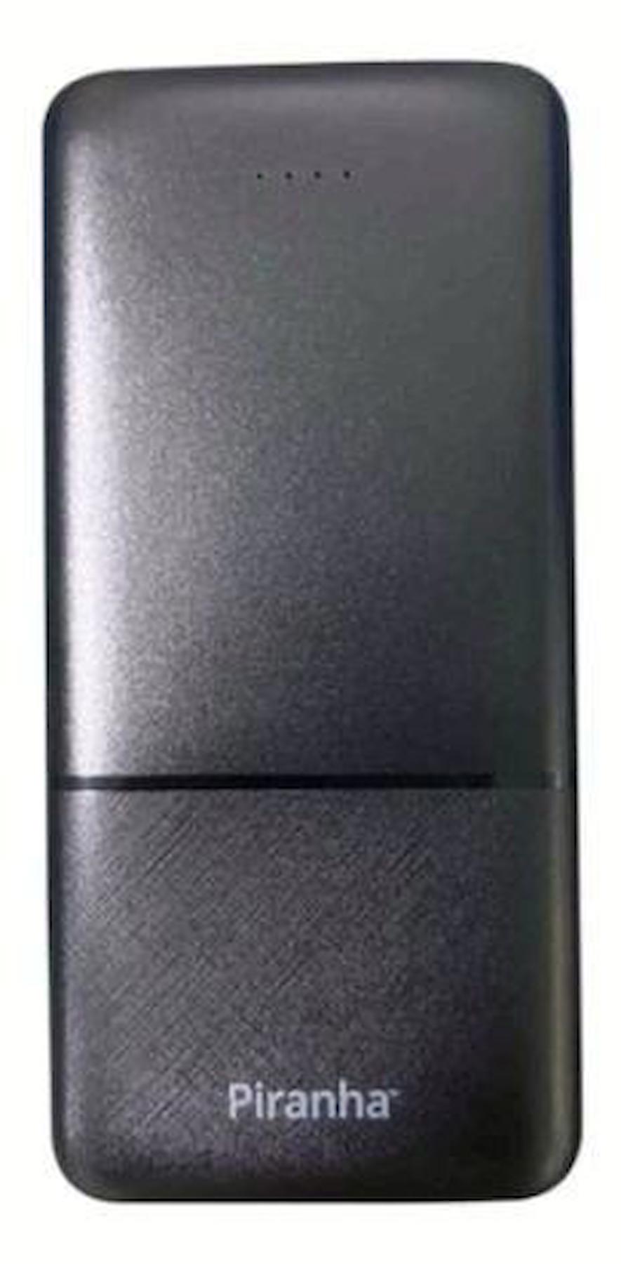 Piranha 9005 10000 mAh Hızlı Şarj Type C-USB Çoklu Kablolu Powerbank Siyah