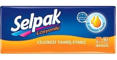 Selpak Losyonlu Cep Mendili Kağıt Peçete 3x10'lu