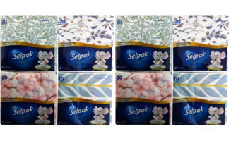 Selpak Deluxe Elegant Design Desenli Kağıt Peçete 20'li